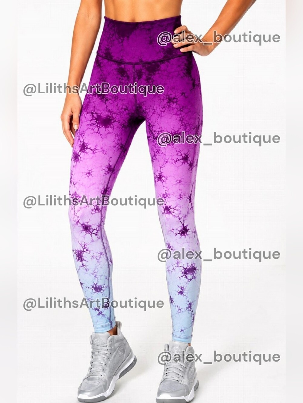 Zumba High Waisted Ankle Leggings Perfect In Purple Size S (E107)